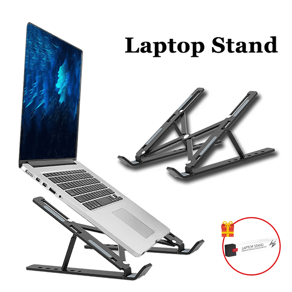 Laptop Accessories Distributor - حامل كمبيوتر محمول قابل للطي، قاعدة