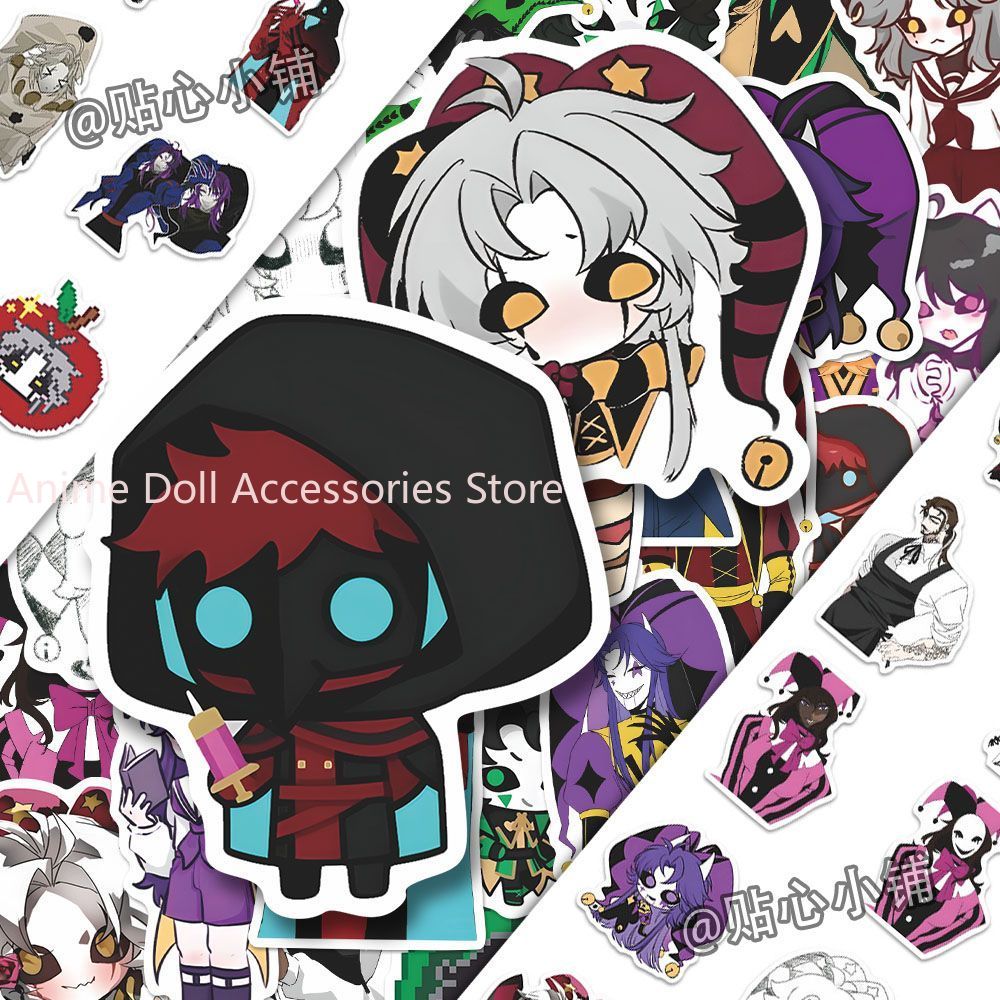 Accessories Laptop - 73 قطعة ملصقات أنمي كرتونية بتصميم