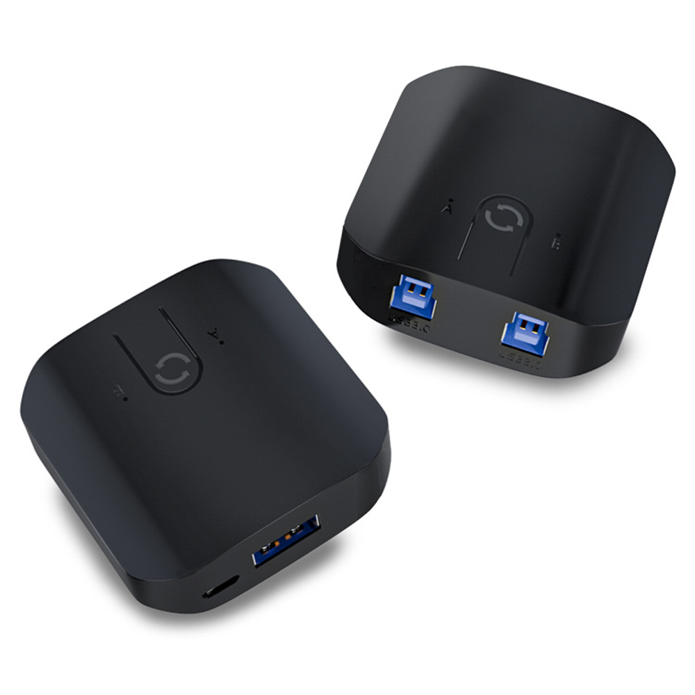 Monitor Portable Usb - صندوق مفاتيح USB KVM مزدوج ،