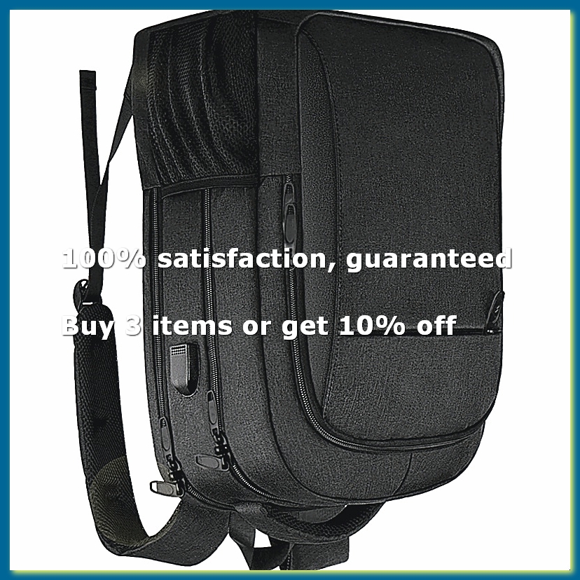 حقيبة ظهر كبيرة للسفر والكمبيو - مراجعة Laptop Bag Waterproof وسعره