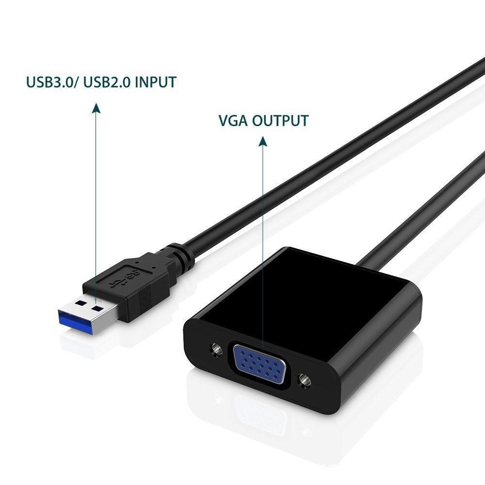 محول USB 3.0 إلى VGA متعدد الش - مراجعة Laptop Accessories Distributor وسعره