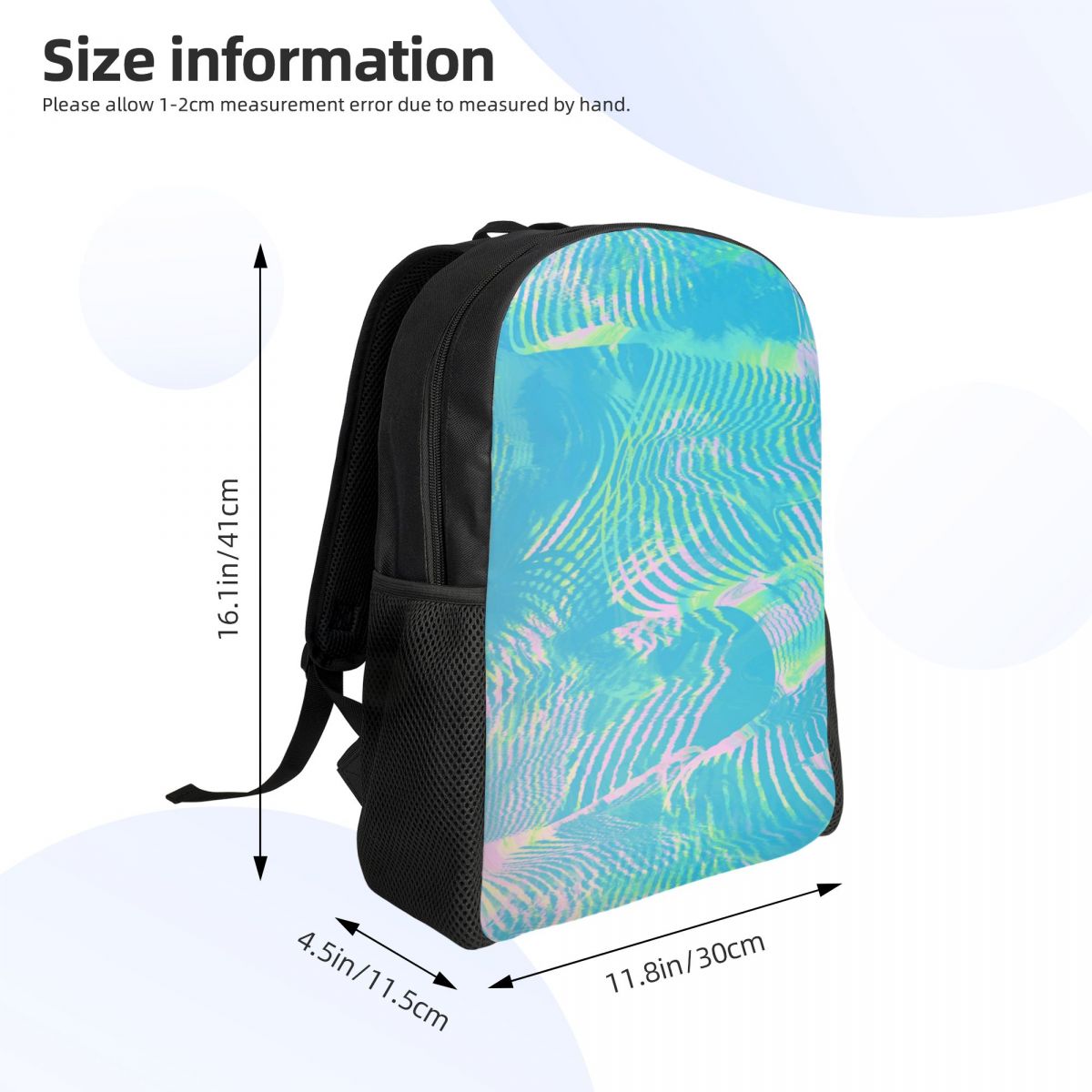 حقيبة ظهر مخصصة ذات نسيج تجريد - مراجعة Laptop Accessories For College وسعره