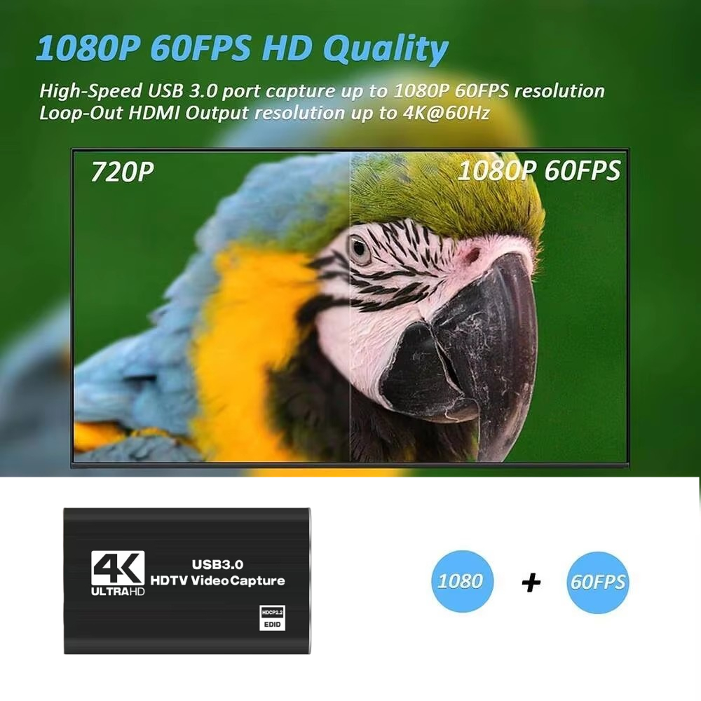 بطاقة التقاط الفيديو Roreta 4K - مراجعة Monitor Portable Usb وسعره