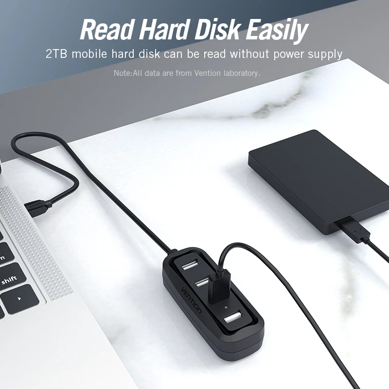 Vention-محور USB مع جهاز تقسيم - مراجعة Xiaomi Laptop Accessories وسعره