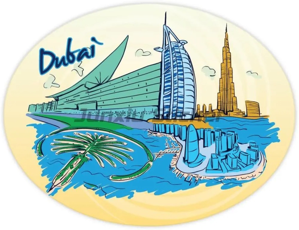 ملصق فينيل لعلم دولة دبي لتزيي - مراجعة Laptop Accessories Dubai وسعره