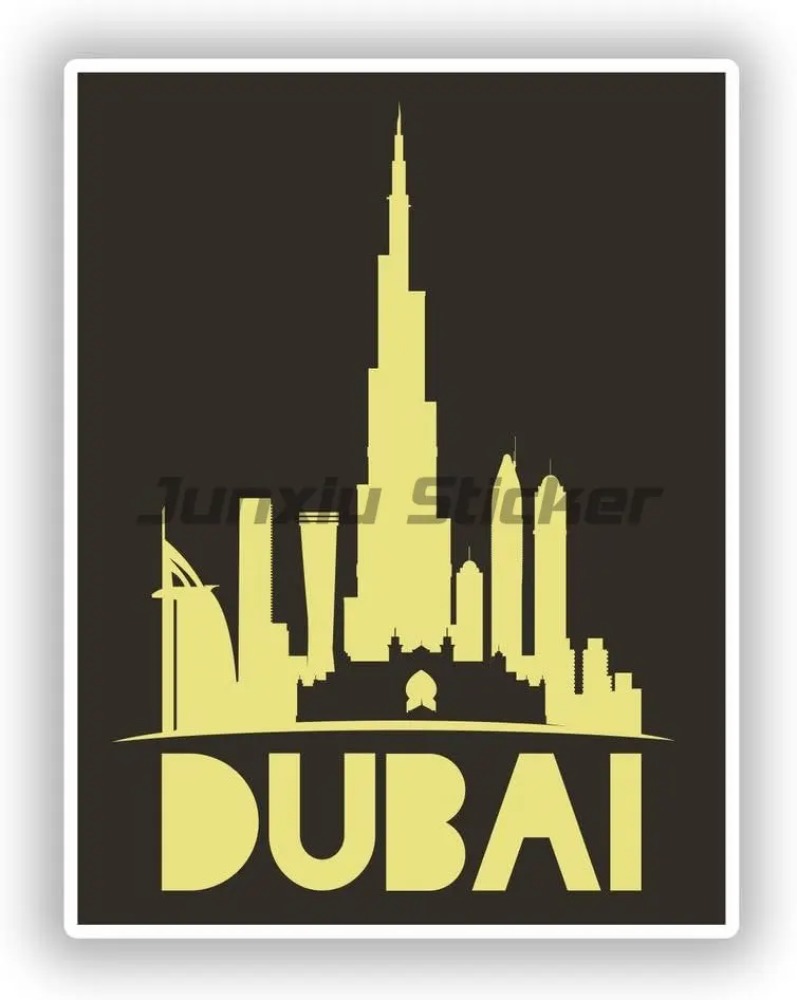 ملصق فينيل لعلم دولة دبي لتزيي - مراجعة Laptop Accessories Dubai وسعره