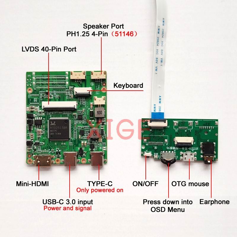 صالح N173HGE-L11/L21 USB مايكر - مراجعة Monitor Portable Usb وسعره