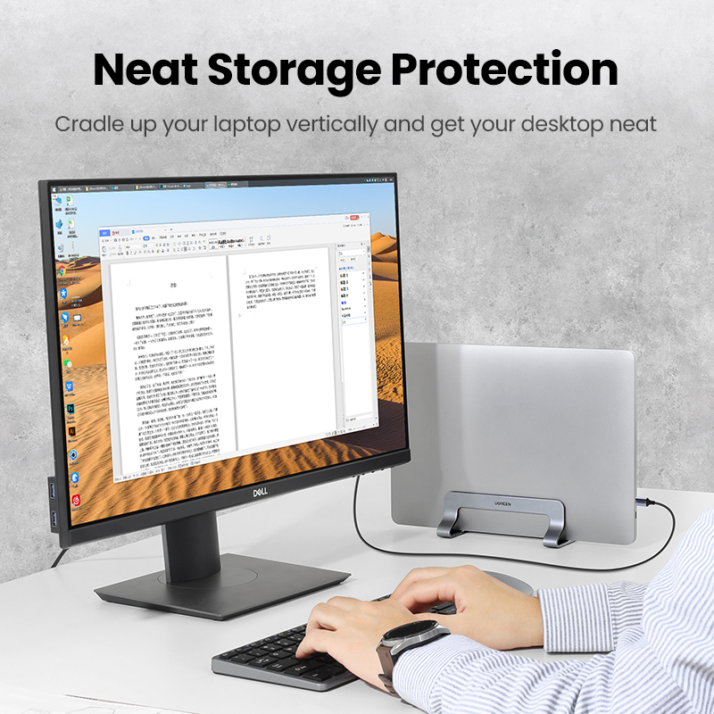 UGREEN-حامل حامل عمودي للكمبيو - مراجعة Laptop Accessories Distributor وسعره