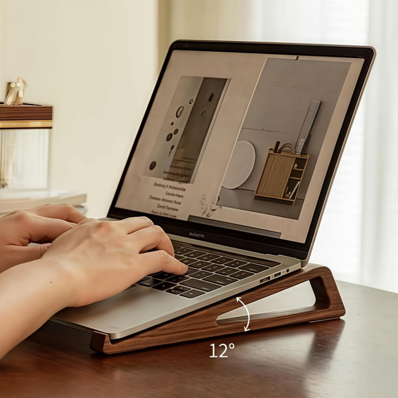 حامل لابتوب خشبي قابل للطي ومح - مراجعة Laptop Accessories Price وسعره