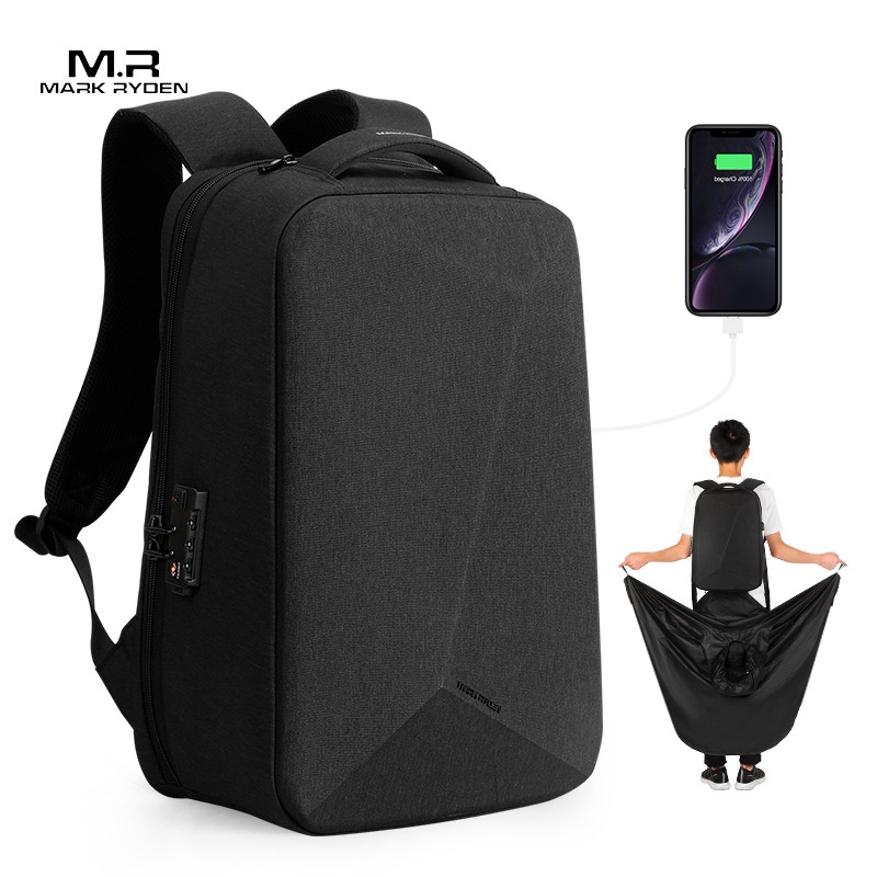 حقيبة ظهر رجالية من مارك رايدن - مراجعة Laptop Bag Waterproof وسعره