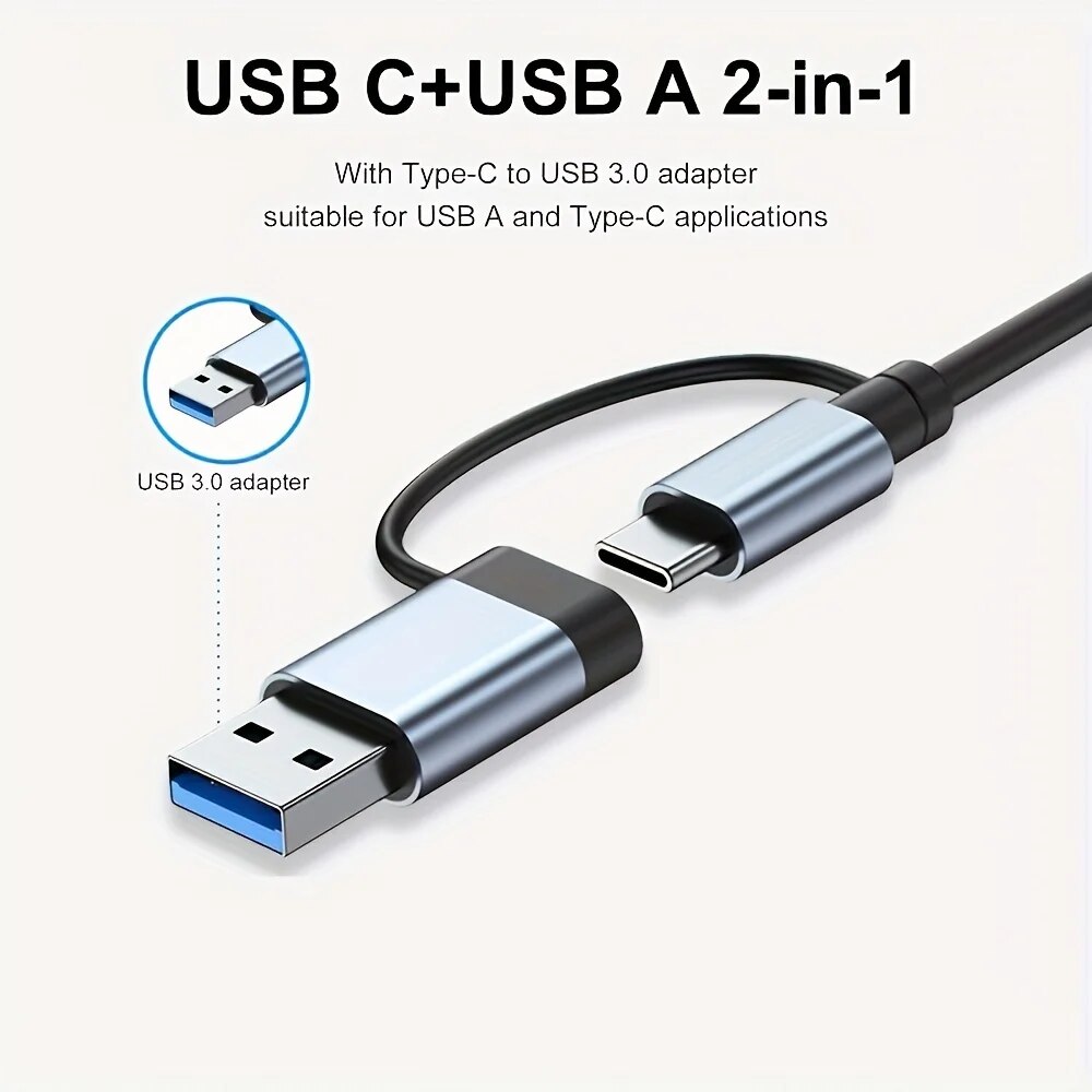 محول USB3.0 ثنائي الوظيفة بـ 7 - مراجعة Laptop Accessories Price وسعره
