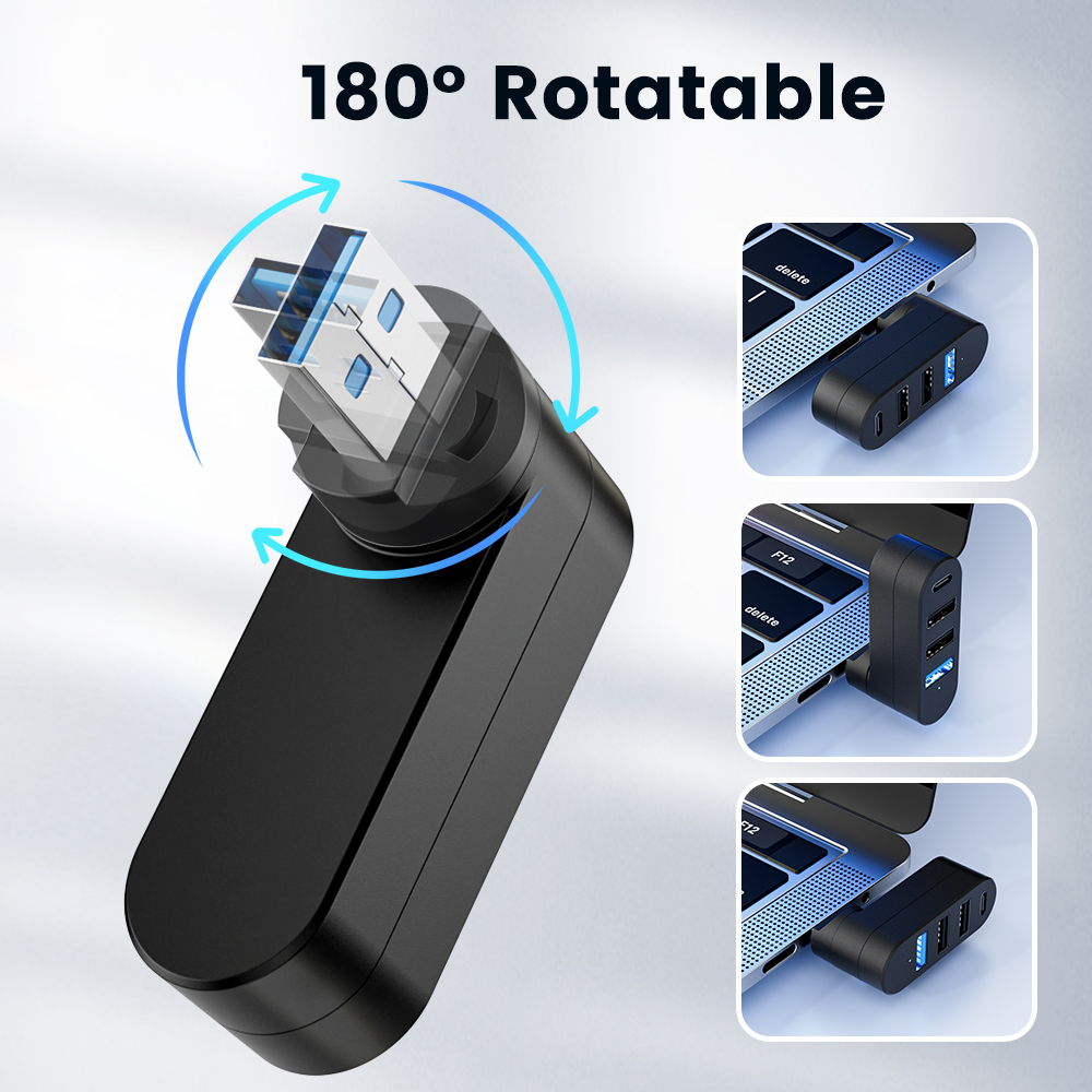 موزع USB 3.0 صغير بأربعة منافذ - مراجعة Laptop Accessories Price وسعره